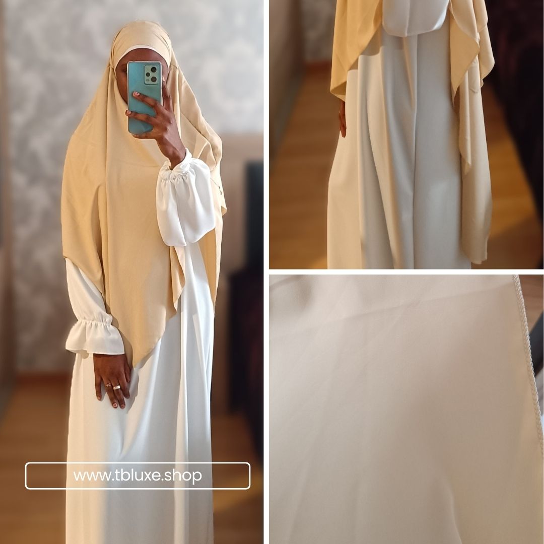 khimar 2 capas seda medina
