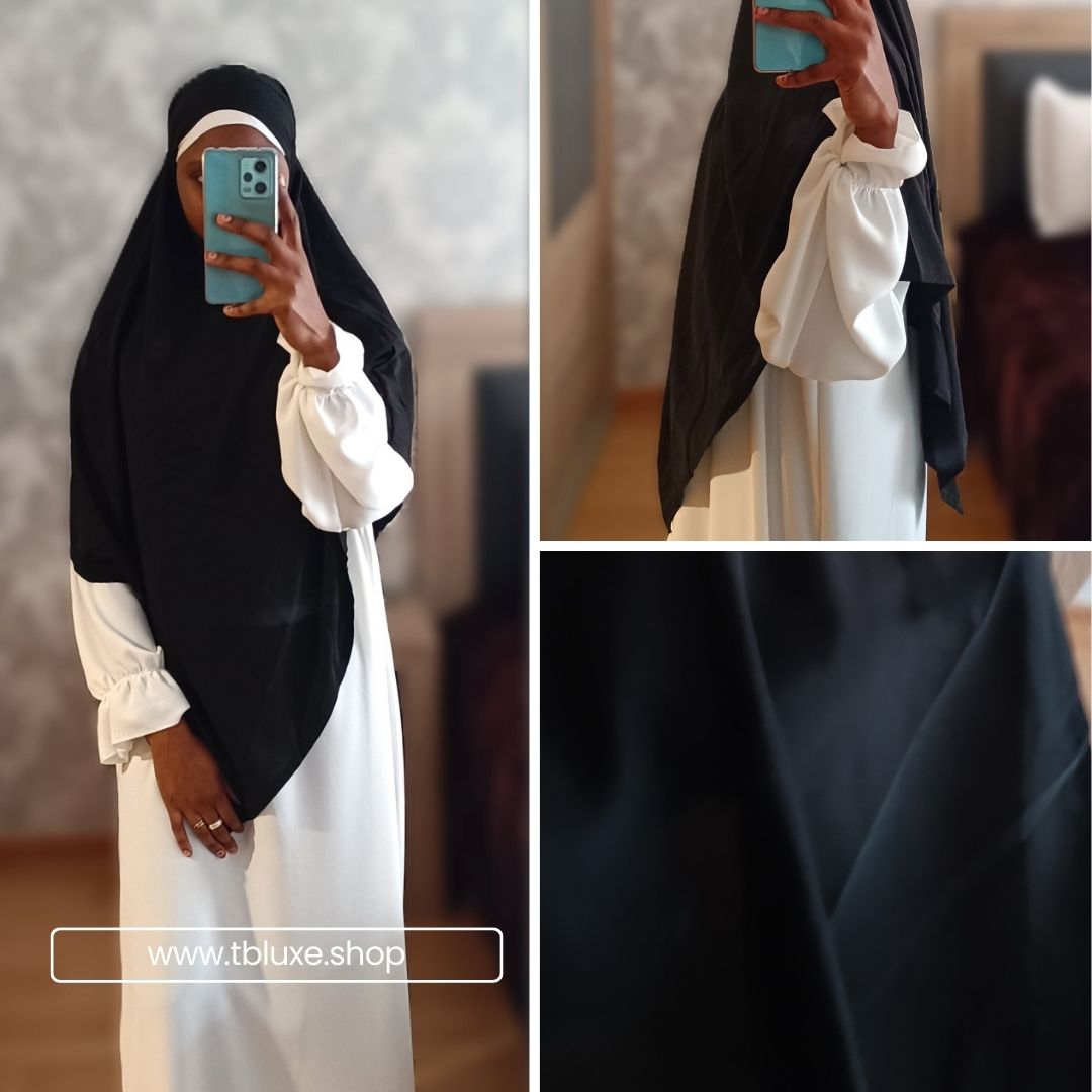 khimar 2 capas seda medina