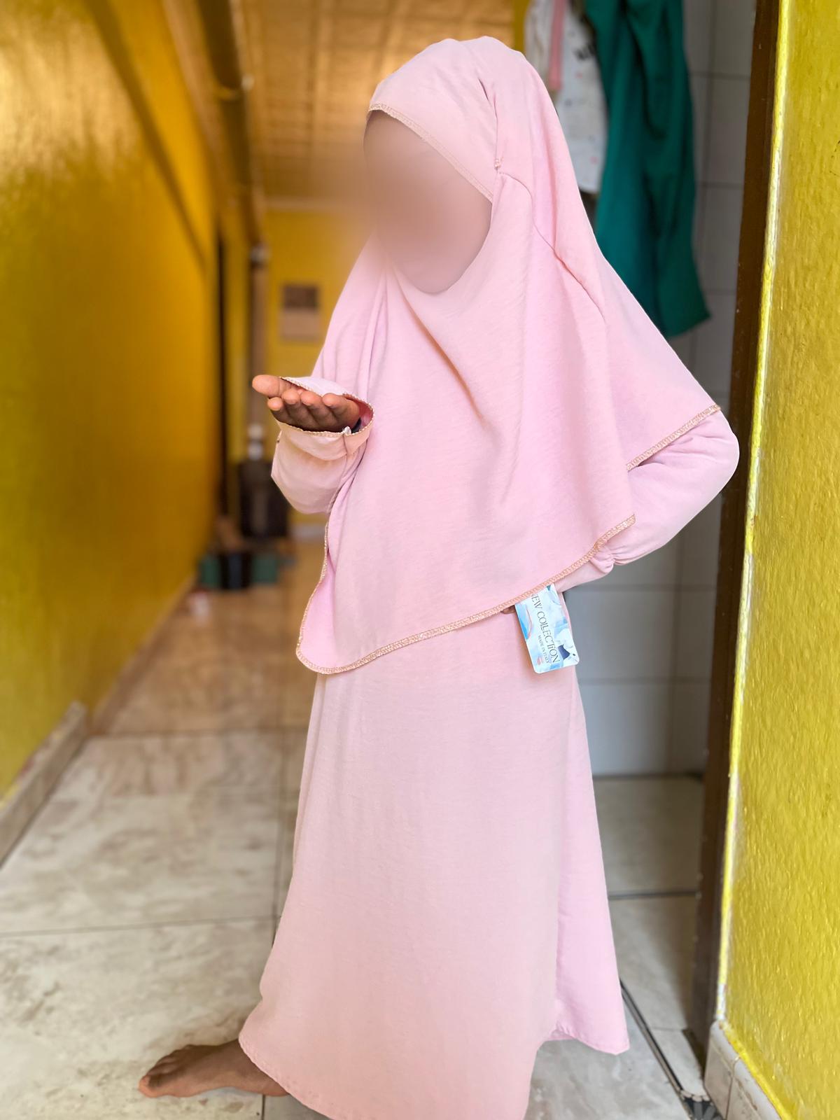 Abaya con khimar niña