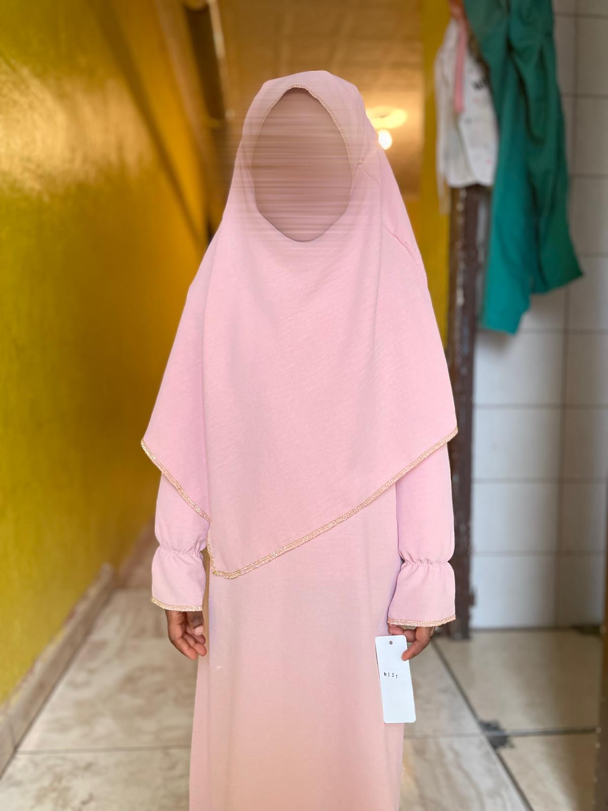 Abaya con khimar niña