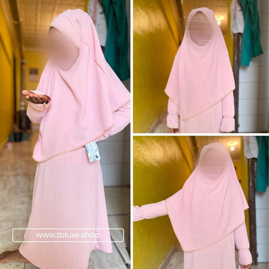 Abaya con khimar niña