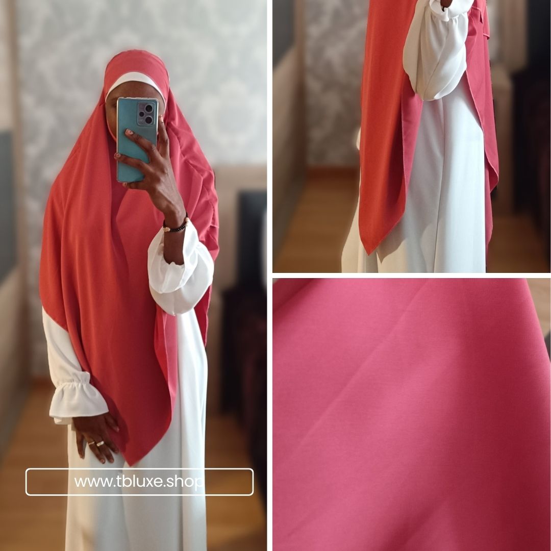 khimar 2 capas seda medina